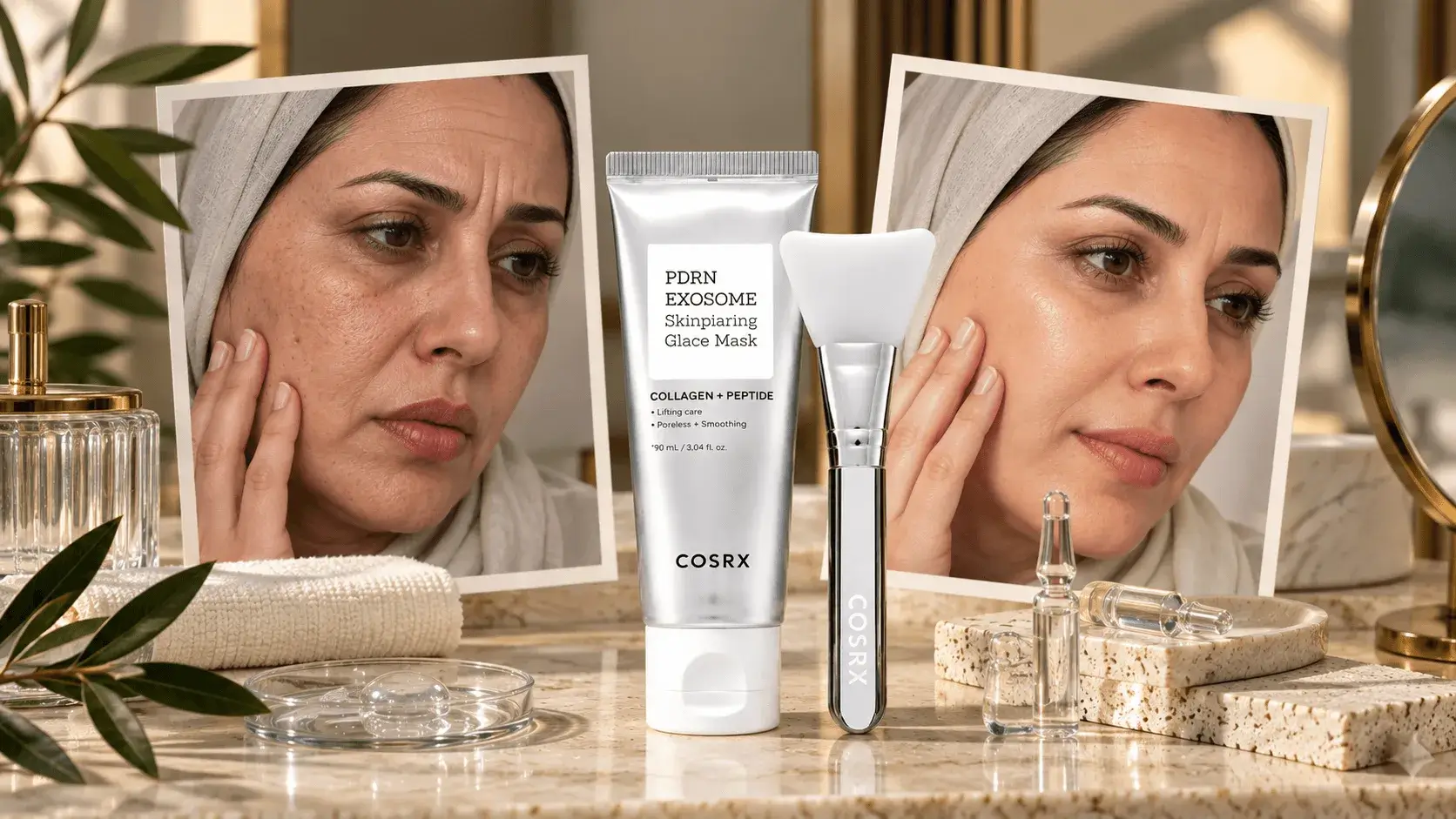 قناع الإكسوسومات وPDRN